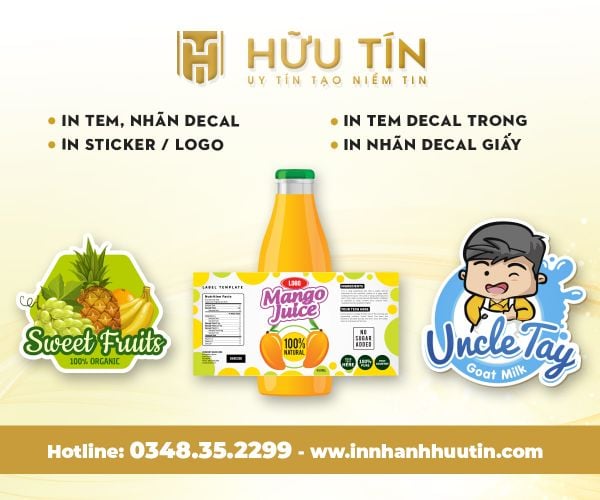 Sự khác biệt giữa Decal giấy và Decal nhựa