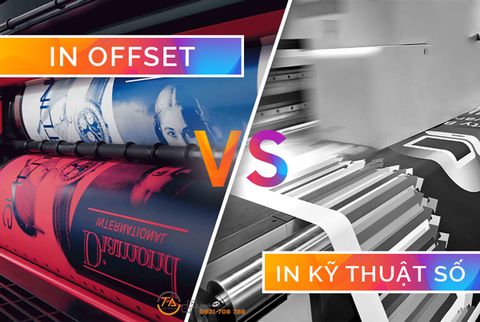 Phân biệt giữa in offset và in kỹ thuật số