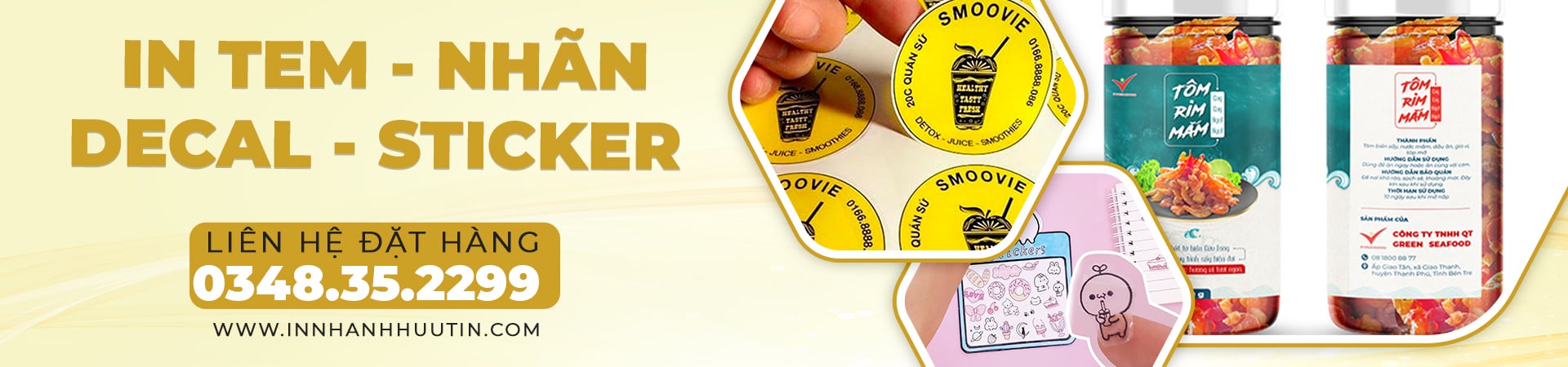 Hữu Tín chuyên In Tem Decal, Tem Nhãn Sản Phẩm, Sticker tại Bến Tre ...