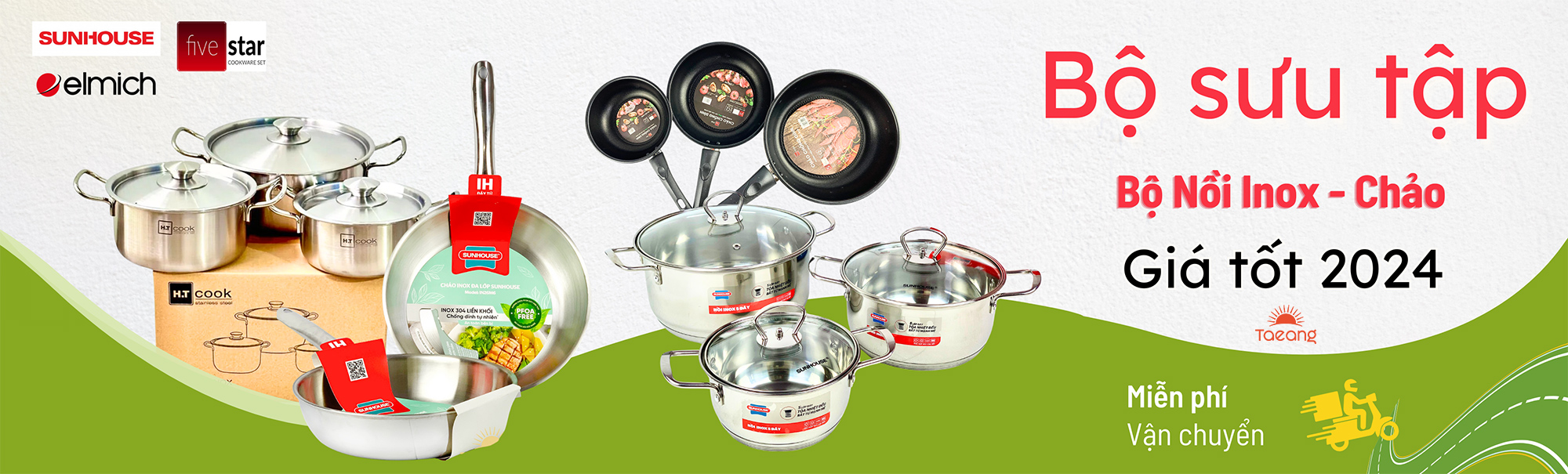 Bộ sưu tập nồi chảo giá tốt nhất 2024
