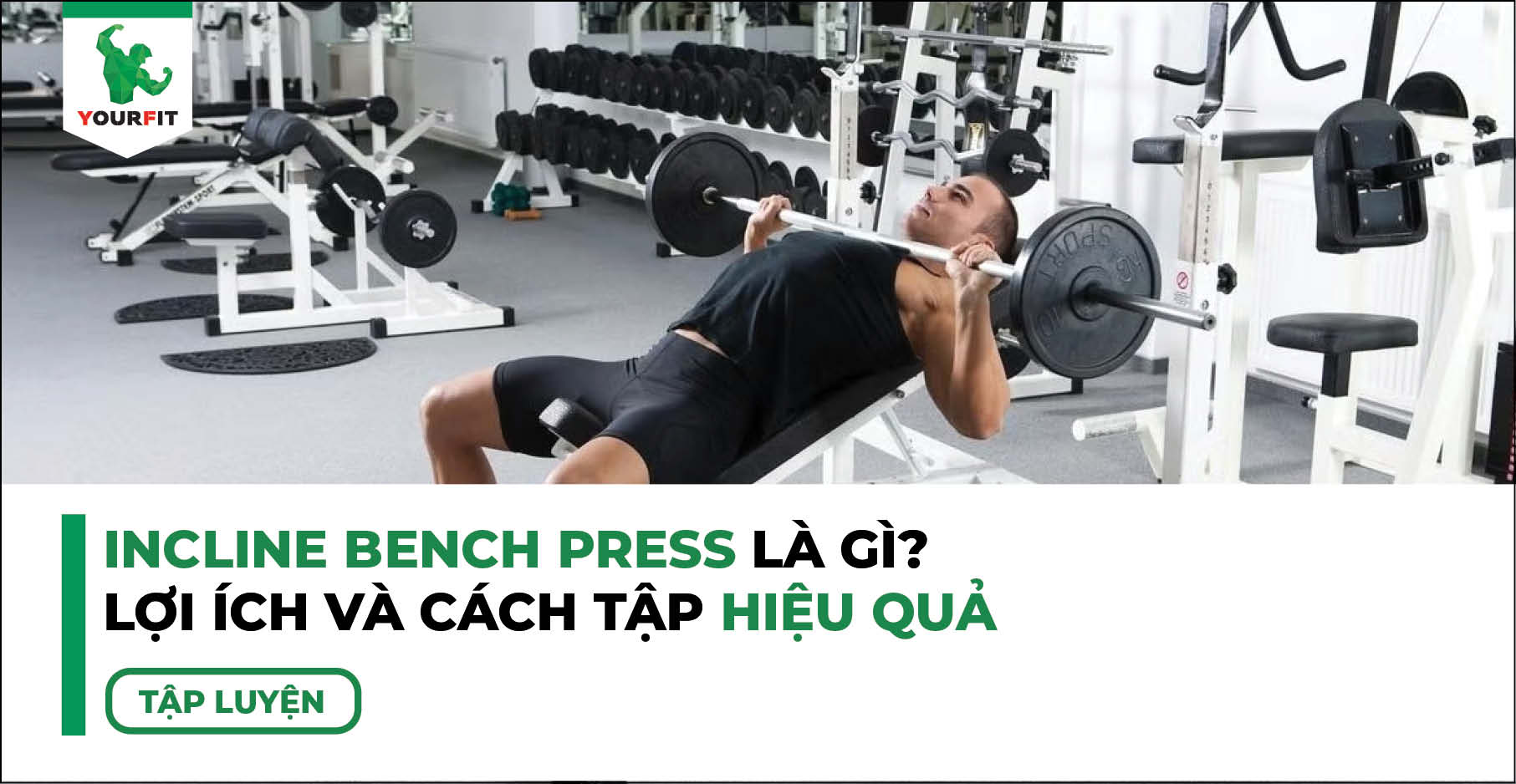 Incline Bench Press Là Gì? Lợi Ích và Cách Tập Bài
