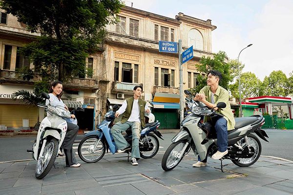 Hình ảnh tổng quan xe Wave Alpha 2025