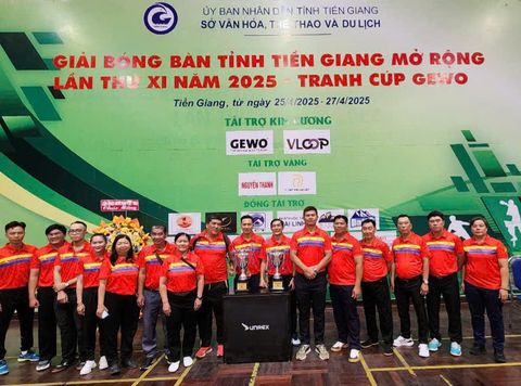 VLOOP x GIẢI BÓNG BÀN TỈNH TIỀN GIANG MỞ RỘNG LẦN THỨ XI NĂM 2025