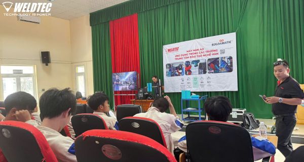 Weldtec tổ chức chương trình demo máy hàn ảo cho các trường, trung tâm đào tạo nghề hàn