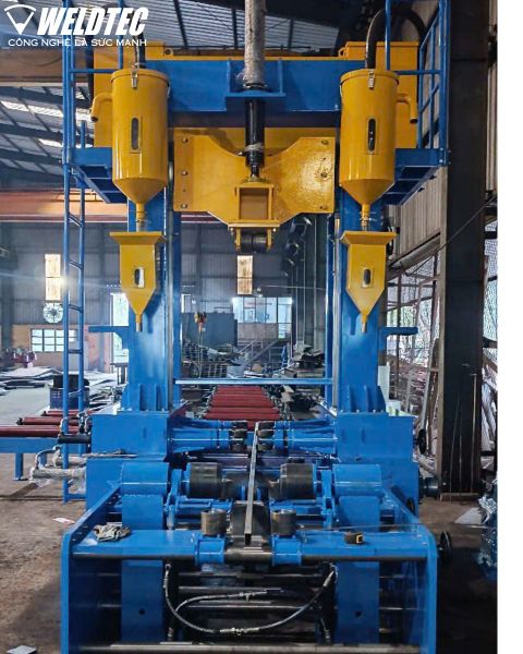 WELDTEC bàn giao thành công máy hàn dầm 3 trong 1 đến khách hàng hoạt động trong lĩnh vực kết cấu thép