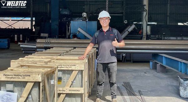 WELDTEC bàn giao thành công lô máy hàn Panasonic YD-500KR2 đến khách hàng hoạt động trong lĩnh vực Kết Cấu Thép