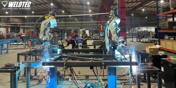 Weldtec bàn giao thành công sản phẩm Robot hàn Panasonic TM-1400G4 cho khách hàng hoạt động trong lĩnh vực sản xuất sàn thao tác, cầu thang