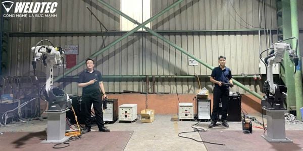 Weldtec bàn giao thành công sản phẩm Robot hàn Panasonic TM-1400G4 + YD-350GZ4 cho khách hàng hoạt động trong lĩnh vực sản xuất nội thất xe đẩy công nghiệp