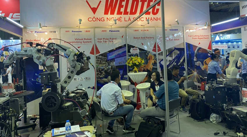 Trực tiếp hình ảnh của Weldtec tại triển lãm Metalex 2022