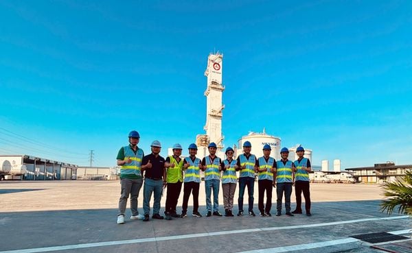 Weldtec kết hợp tới thăm và làm việc cùng công ty khí Messer