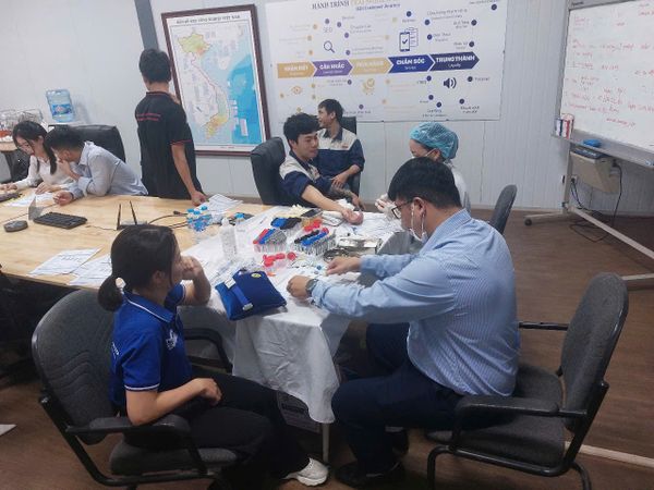 Công tác khám sức khỏe định kỳ hàng năm cho CBCNV Weldtec