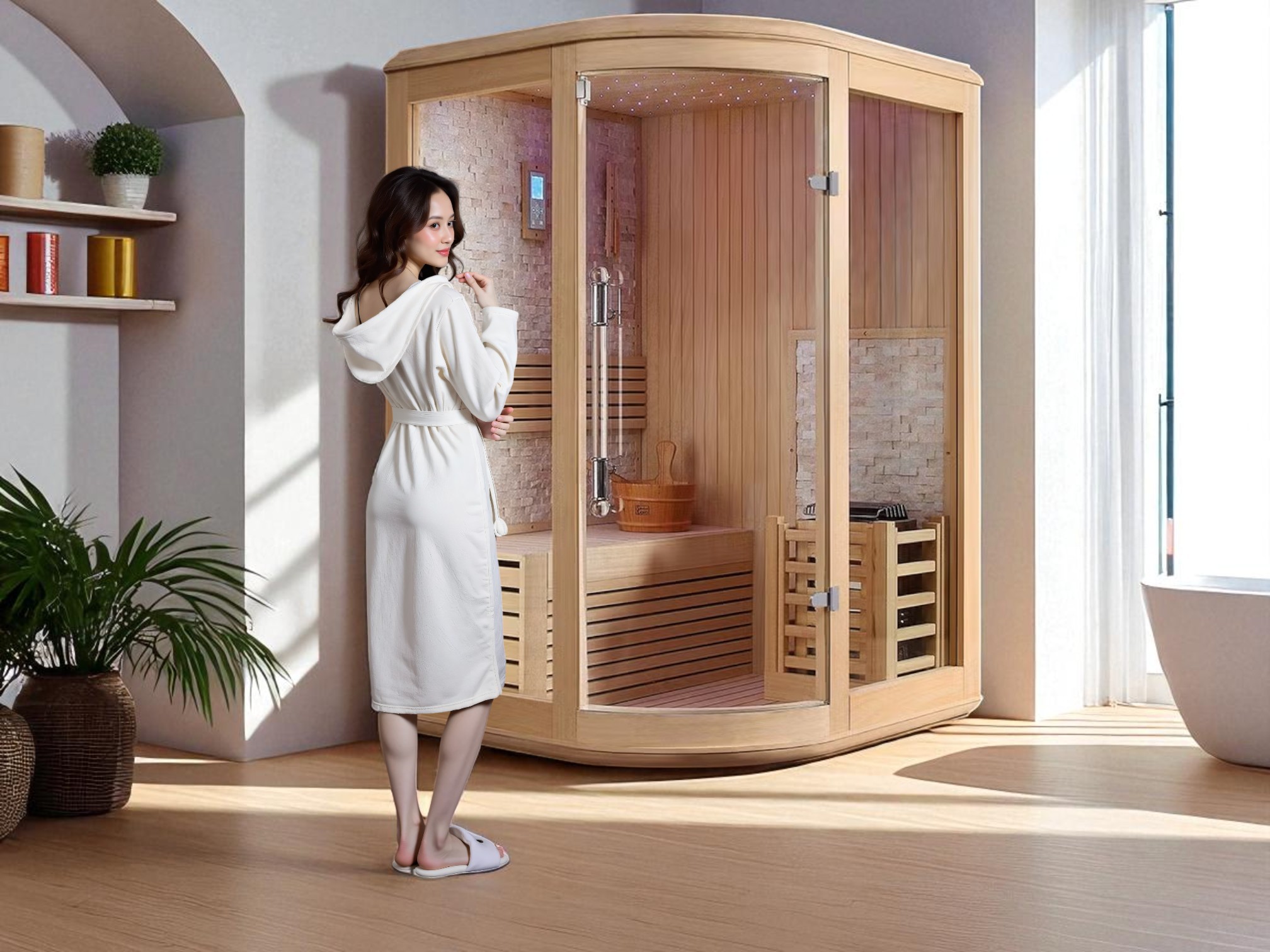 Sauna Cabin tùy chỉnh: Thiết kế không gian thư giãn độc quyền