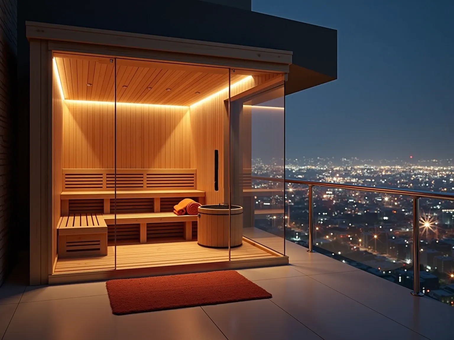 Biến Sân Thượng thành Oasis Sauna Thư Giãn | Domisauna