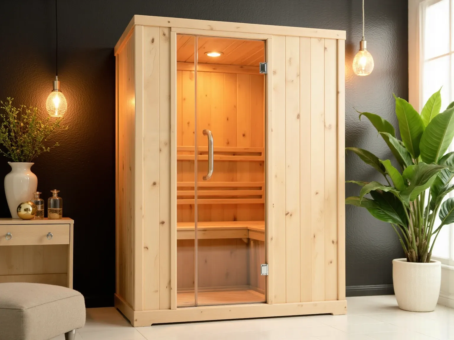 Phòng Xông Hơi: Chỉ là cái hộp gỗ? Đừng đùa, nó còn là cả một triết lý Zen. | Domisauna