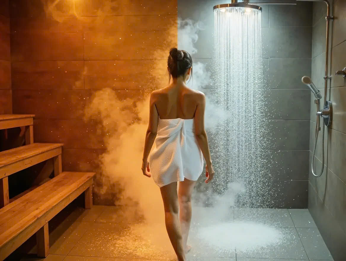 Tắm Lạnh Sau Xông Hơi: Bạn Có Thực Sự Muốn 
