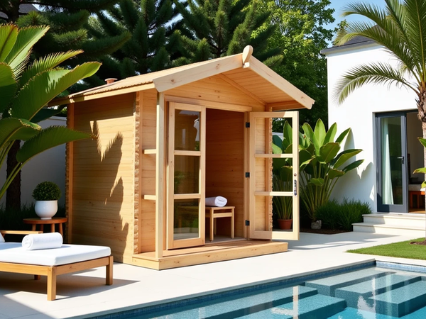 Sauna Cabin Ngoài trời