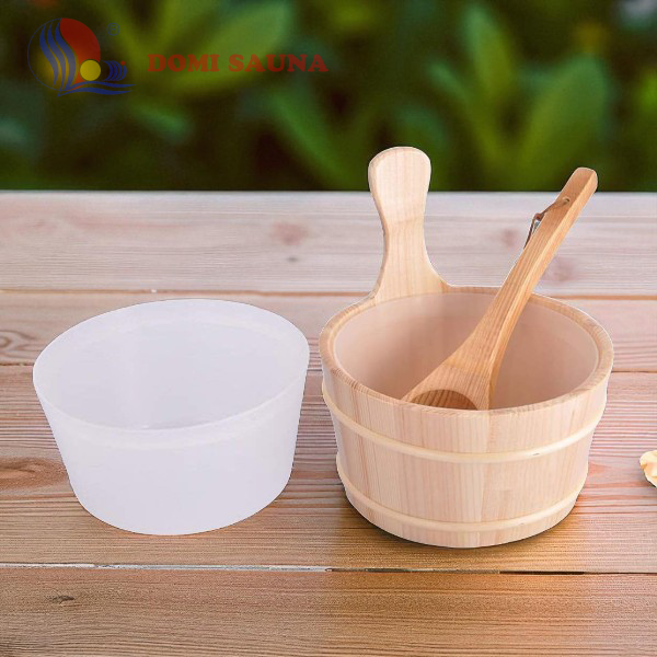 Xô Gáo Gỗ Phòng Xông