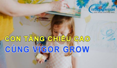Mẹ muốn bổ sung Canxi giúp con tăng chiều cao dùng Vigor Grow thế nào để đạt hiệu quả tối ưu