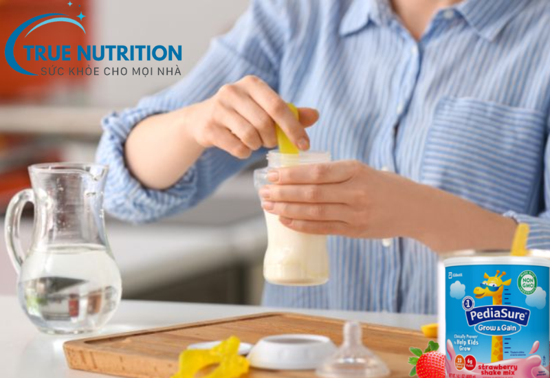 Sữa Pediasure pha như thế nào vừa đơn giản vừa hiệu quả cho bé?
