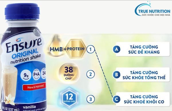 Sữa Ensure Nước Lốc 6 Chai Giá Bao Nhiêu