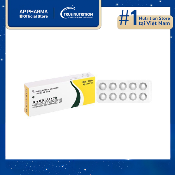 Thuốc Rabicad 20mg Giá Bao Nhiêu Là Thuốc Gì? Thông Tin Thuốc Và Cách Dùng