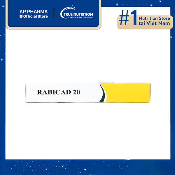 Thuốc Rabicad 20mg Giá Bao Nhiêu Là Thuốc Gì? Thông Tin Thuốc Và Cách Dùng