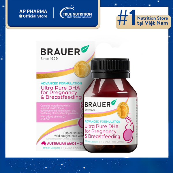 Brauer Ultra Pure DHA For Pregnancy & Breastfeeding