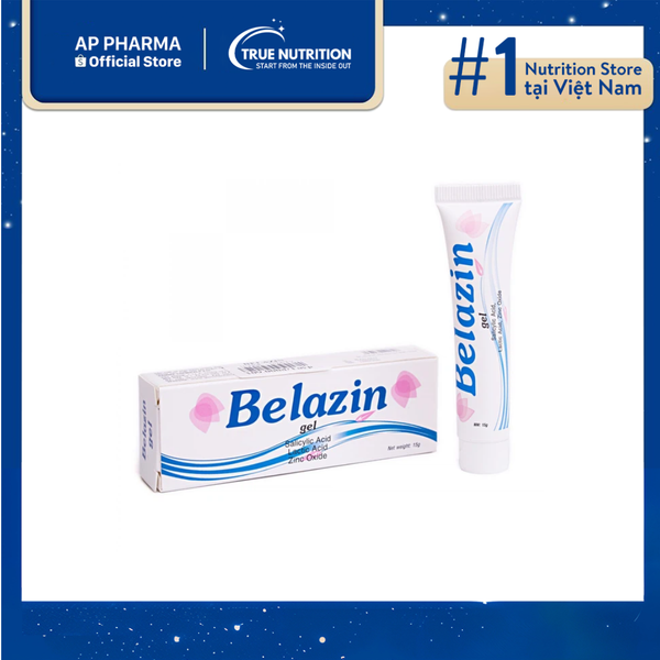 Gel Belazin hỗ trợ ngừa mụn trứng cá, ngừa thâm, dưỡng da (15g)