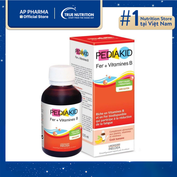 Pediakid Fer + Vitamines B: Giải pháp bổ sung sắt và vitamin hiệu quả cho trẻ
