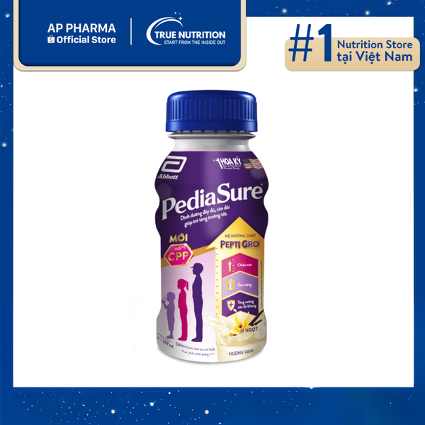 Sữa PediaSure Abbott Hương Vani Chai 237ml