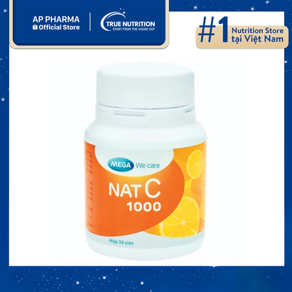 Viên uống Nat C 1000 cung cấp vitamin C