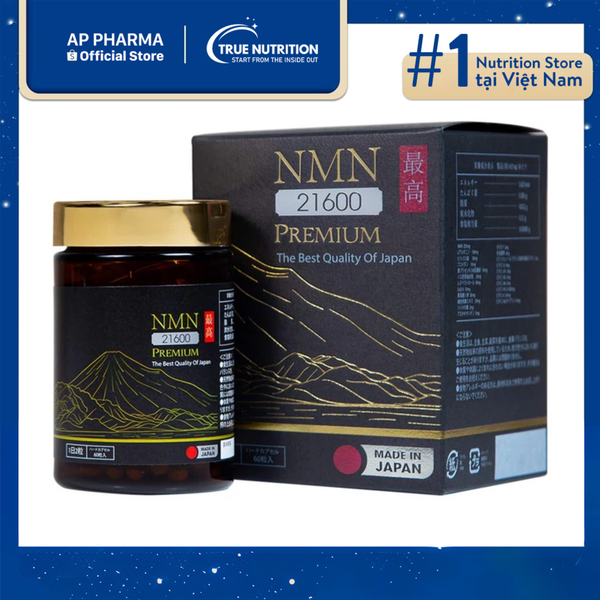 NMN 21600 Premium: Giải pháp ngăn ngừa lão hóa, giữ mãi nét thanh xuân