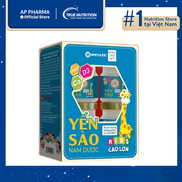 Yến Sào Nam Dược Kids Cao Lớn: Bước Đệm Dinh Dưỡng Cho Trẻ Phát Triển Toàn Diện