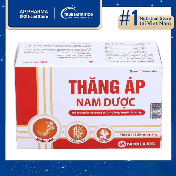 Viên Uống Thăng Áp Nam Dược: Giải Pháp Hiệu Quả Cho Huyết Áp Thấp