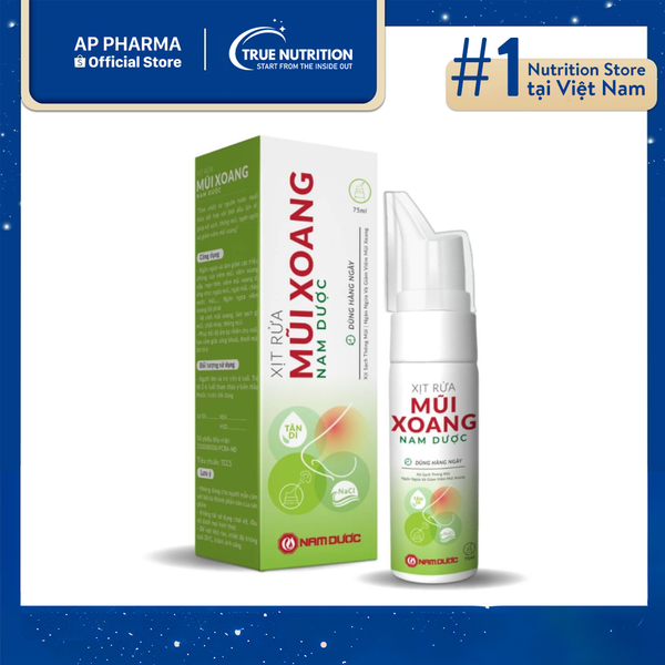 Xịt Rửa Mũi Xoang Nam Dược: Giải Pháp Hiệu Quả Cho Sức Khỏe Mũi Xoang Từ Thiên Nhiên