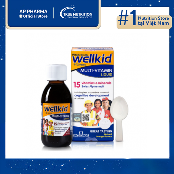Wellkid Multi-Vitamin Liquid: Giải Pháp Tăng Cường Sức Khỏe Trẻ Em