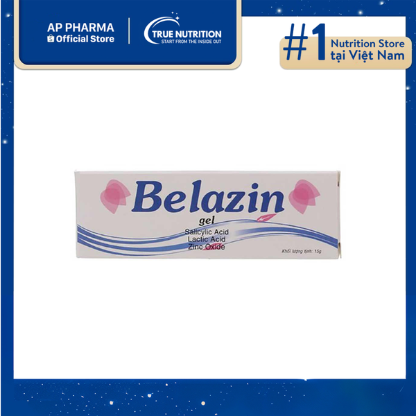 Gel Belazin hỗ trợ ngừa mụn trứng cá, ngừa thâm, dưỡng da (15g)