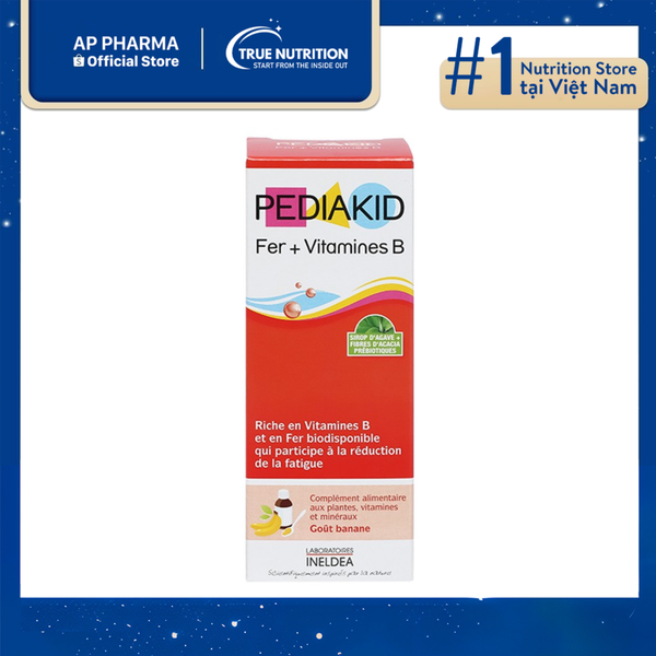 Pediakid Fer + Vitamines B: Giải pháp bổ sung sắt và vitamin hiệu quả cho trẻ