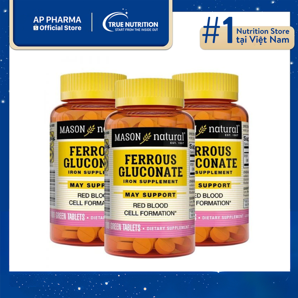 Mason Natural Ferrous Gluconate