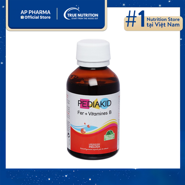 Pediakid Fer + Vitamines B: Giải pháp bổ sung sắt và vitamin hiệu quả cho trẻ