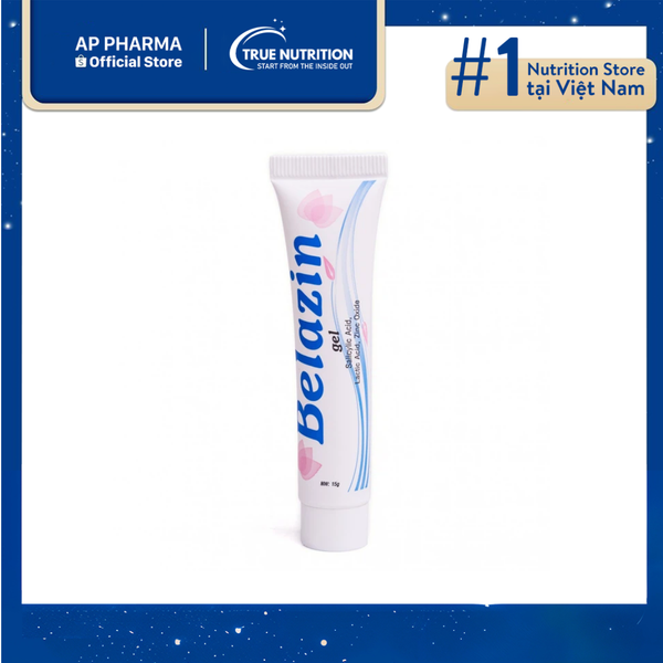 Gel Belazin hỗ trợ ngừa mụn trứng cá, ngừa thâm, dưỡng da (15g)