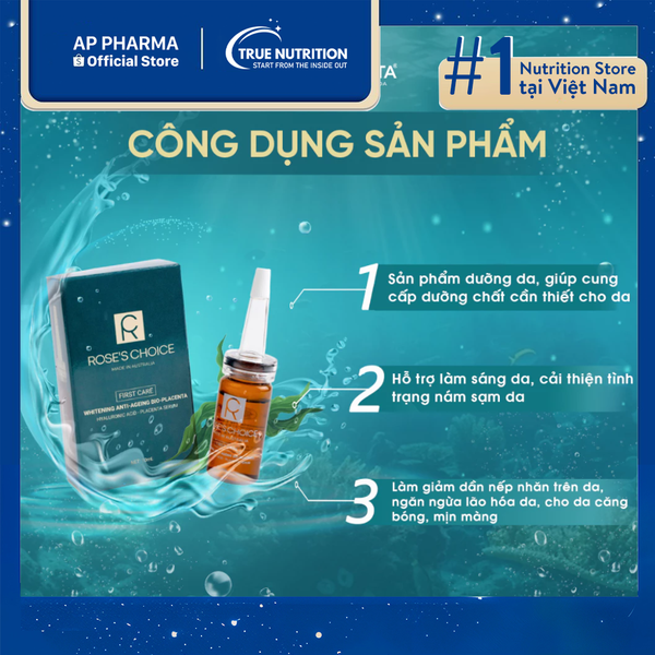 SERUM ROSE'S CHOICE: Giải Pháp Tối Ưu Ngăn Ngừa Lão Hóa Da Hiệu Quả!