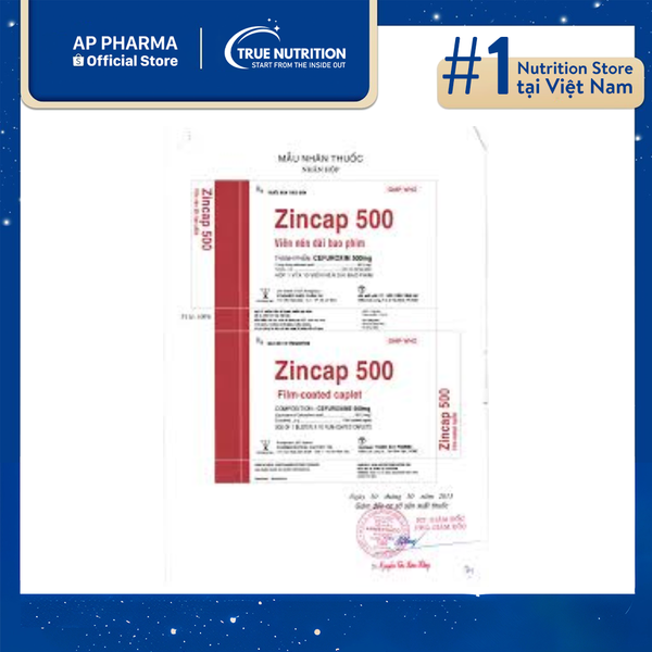 Zincap 500: Công dụng, Liều Dùng và Lưu Ý Quan Trọng Khi Sử Dụng