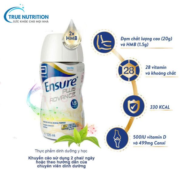 Sữa ensure plus advance giá bao nhiêu?
