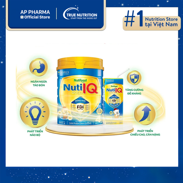 Sữa Bột Nuti IQ Gold 4 – Sự Lựa Chọn Hoàn Hảo Cho Bé Từ 2 Đến 6 Tuổi