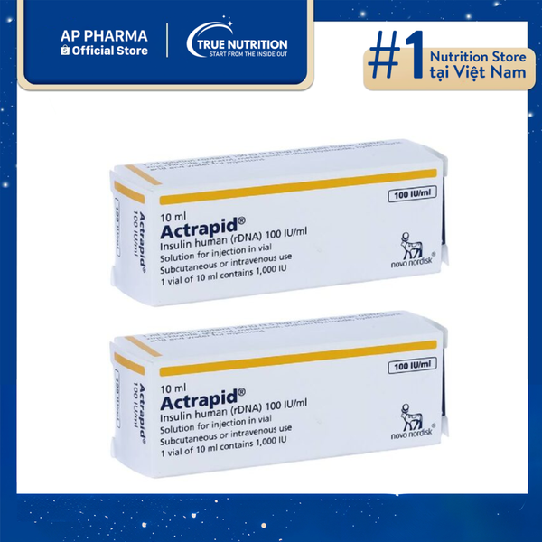 Thuốc Actrapid 1000IU/10ml Dùng Như Thế Nào? Thông Tin Thuốc Và Cách Dùng