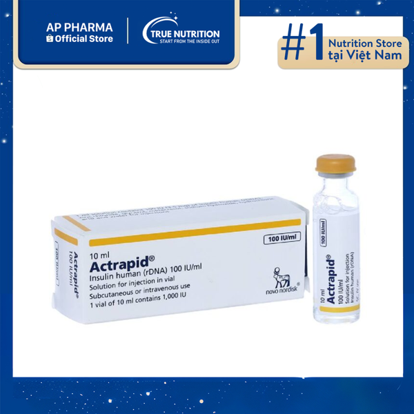 Thuốc Actrapid 1000IU/10ml Dùng Như Thế Nào? Thông Tin Thuốc Và Cách Dùng