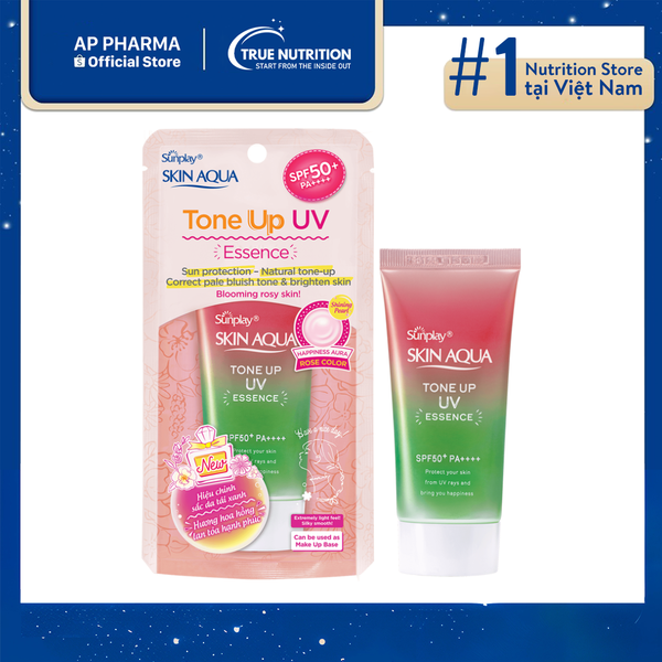 Kem chống nắng Skin Aqua Nhật Tone Up UV Milk Happiness Aura Rose có tốt không