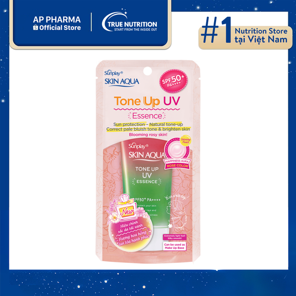 Kem chống nắng Skin Aqua Nhật Tone Up UV Milk Happiness Aura Rose có tốt không
