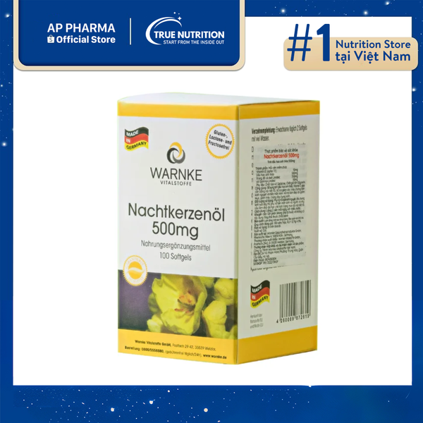 Tinh Dầu Hoa Anh Thảo Đức Warnke Nachtkerzenol 500mg: Có Tác Dụng Gì, Lưu Ý Khi Dùng